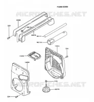 CH&Acirc;SSIS pour Kawasaki GA1000A