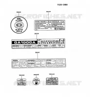 LABEL pour Kawasaki GA1000A