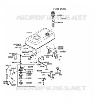 RESERVOIR CARBURANT/ROBINET pour Kawasaki GA1000A