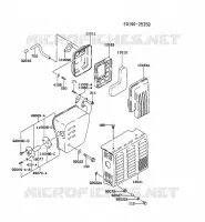 FILTRE &Agrave; AIR/POT D'&Egrave;CHAPPEMENT pour Kawasaki GA1000A