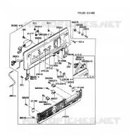 PANNEAU DE CONTROLE pour Kawasaki GA1000A