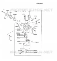 CARBURATEUR pour Kawasaki GA1400A