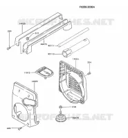 CH&Acirc;SSIS pour Kawasaki GA1400A