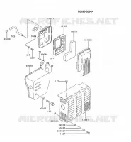 FILTRE &Agrave; AIR/POT D'&Egrave;CHAPPEMENT pour Kawasaki GA1400A