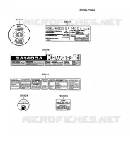 LABEL pour Kawasaki GA1400A