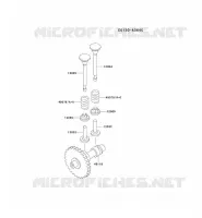 SOUPAPE/ARBRE A CAME pour Kawasaki GA1400A