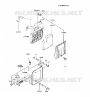 FILTRE &Agrave; AIR/POT D'&Egrave;CHAPPEMENT pour Kawasaki GA1800A