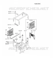 CH&Acirc;SSIS pour Kawasaki GA2300A