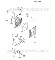 FILTRE &Agrave; AIR/POT D'&Egrave;CHAPPEMENT pour Kawasaki GA2300A
