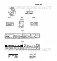 LABEL pour Kawasaki GA2300A