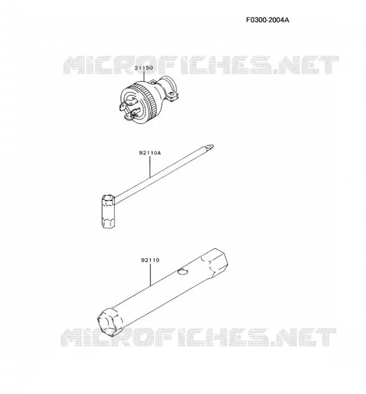 ACCESSOIRE Kawasaki Generateur GA GAW30A GA2300A  GAW30A-DS00