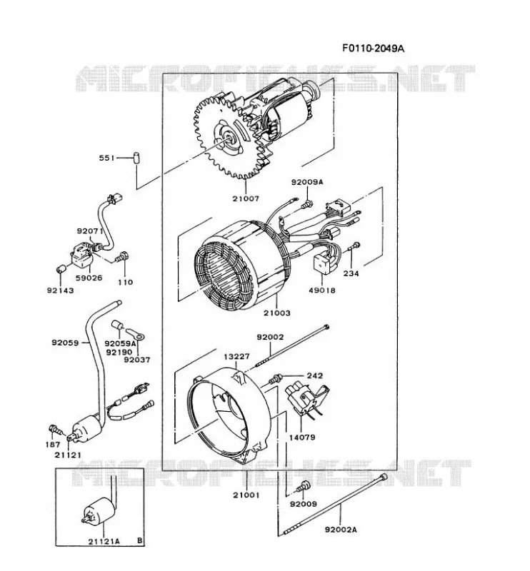 G&Eacute;N&Eacute;RATEUR Kawasaki Generateur GD GD700A GD700A-S  GD700A-AA63