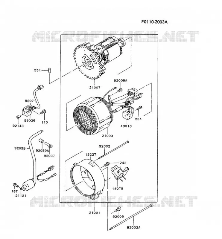 G&Eacute;N&Eacute;RATEUR Kawasaki Generateur GD GD700A GD700A-S  GD700A-AS00