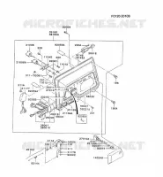 PANNEAU DE CONTROLE pour Kawasaki GD700A