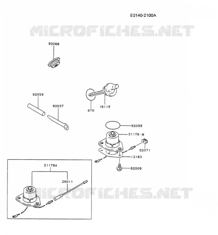 KIT DE GRAISSAGE Kawasaki Generateur GD GD700A GD700A-S  GD700A-BA63