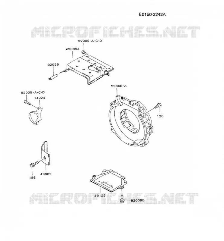 REFROIDISSEMENT Kawasaki Generateur GD GD700A GD700A-S  GD700A-BA63