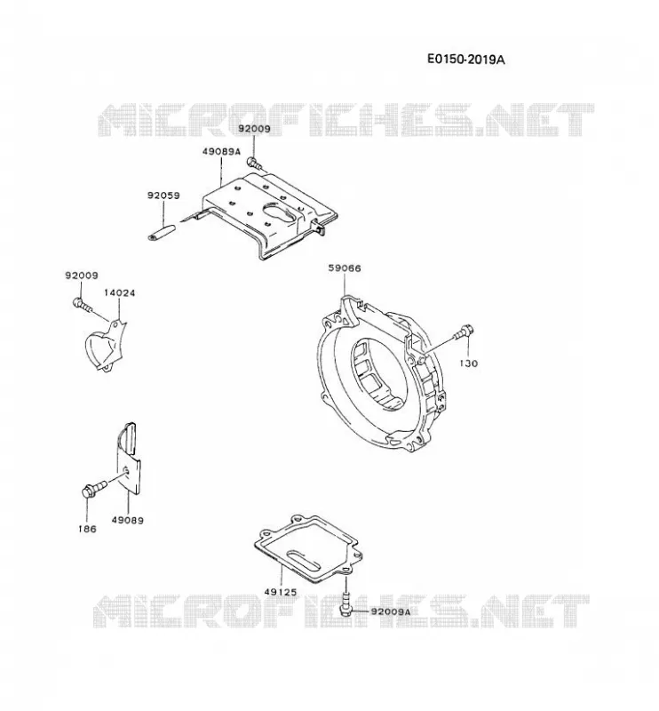 REFROIDISSEMENT Kawasaki Generateur GD GD700A GD700A-S  GD700A-BS50