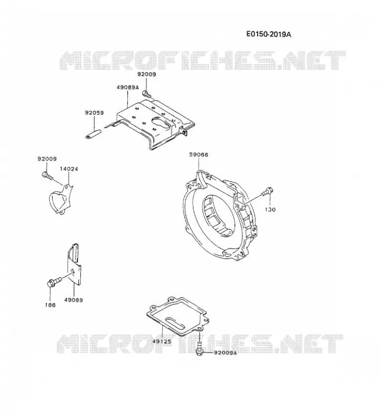REFROIDISSEMENT Kawasaki Generateur GD GD700A GD700A-S  GD700A-BS52