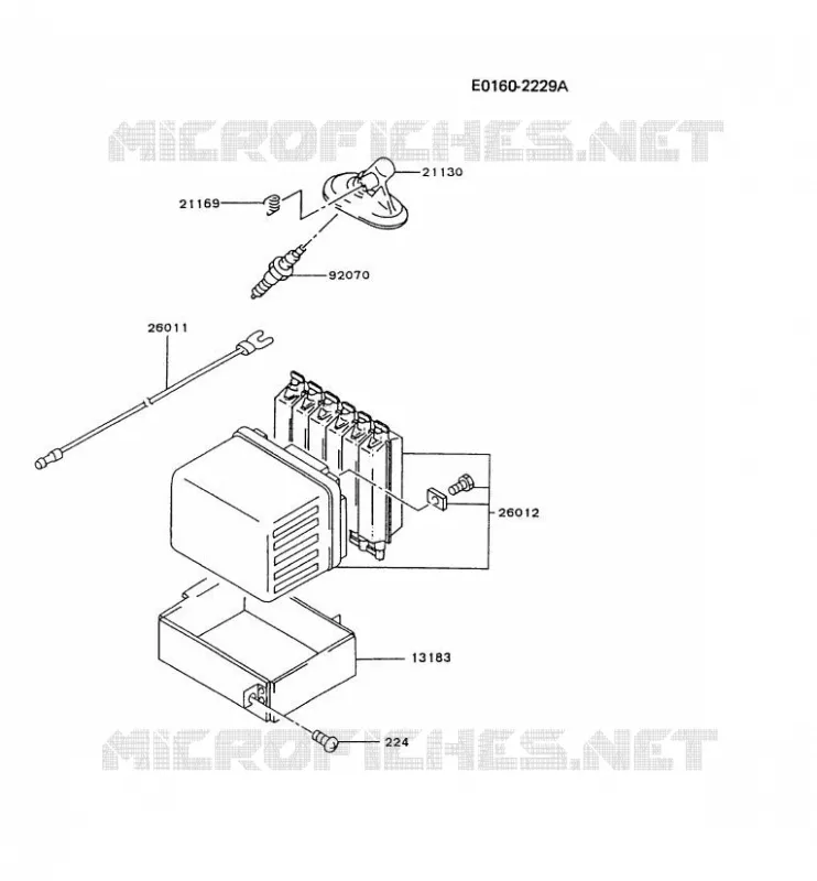 &Eacute;QUIPEMENT ELECTRIQUE Kawasaki Generateur GD GD700A GD700A-S  GD700A-BS54