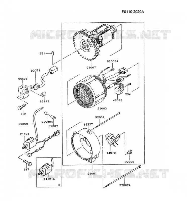 G&Eacute;N&Eacute;RATEUR Kawasaki Generateur GD GD700A GD700A-S  GD700A-BS54
