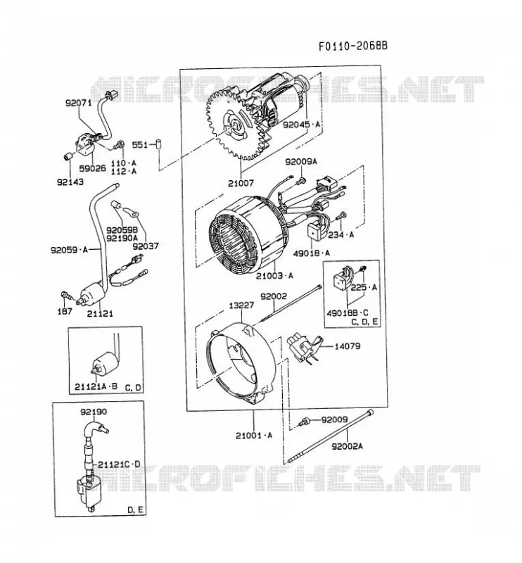 G&Eacute;N&Eacute;RATEUR Kawasaki Generateur GD GD700A GD700A-S  GD700A-DS59