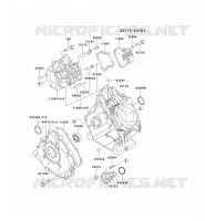 CULASSE/CARTER MOTEUR pour Kawasaki GE5000A