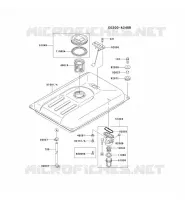 RESERVOIR CARBURANT/ROBINET pour Kawasaki GE5000A