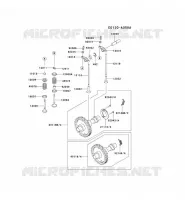 SOUPAPE/ARBRE A CAME pour Kawasaki GE5000A