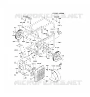 CH&Acirc;SSIS pour Kawasaki GE5000A