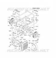 CH&Acirc;SSIS pour Kawasaki GE5000A