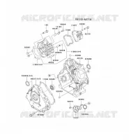 CULASSE/CARTER MOTEUR pour Kawasaki GE5000A