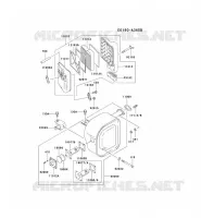 FILTRE &Agrave; AIR/POT D'&Egrave;CHAPPEMENT pour Kawasaki GE5000A