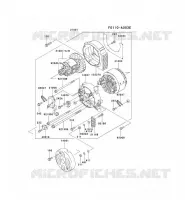G&Eacute;N&Eacute;RATEUR pour Kawasaki GE5000A
