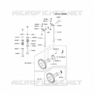 SOUPAPE/ARBRE A CAME pour Kawasaki GE5000A
