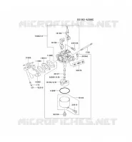 CARBURATEUR pour Kawasaki GE2900A