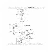 SOUPAPE/ARBRE A CAME pour Kawasaki GE2900A
