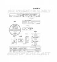 LABEL pour Kawasaki GE2900A