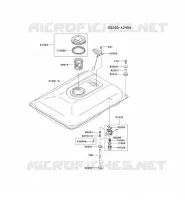 RESERVOIR CARBURANT/ROBINET pour Kawasaki GE2900A