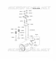 SOUPAPE/ARBRE A CAME pour Kawasaki GE2900A