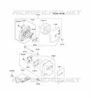 FILTRE &Agrave; AIR/POT D'&Egrave;CHAPPEMENT pour Kawasaki KTR26A