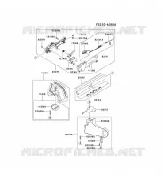 PIPE/GUIDON/GARDE pour Kawasaki KTR26A