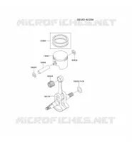 PISTON/VILEBREQUIN pour Kawasaki KTR26A
