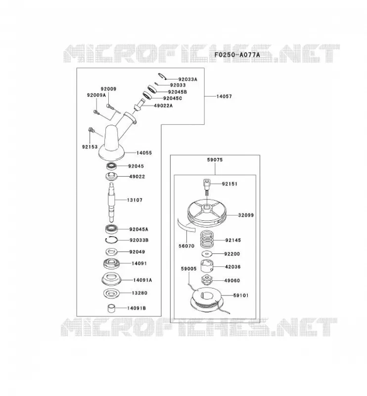 CASE/LAME Kawasaki Gardiennage HA HA026G KTR26A  HA026G-AS01
