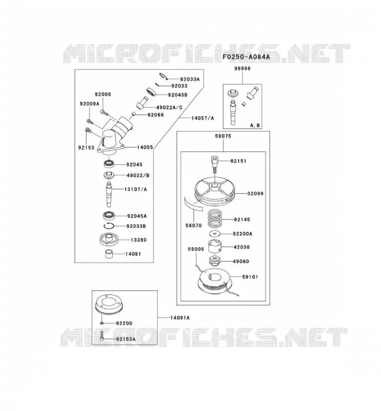 CASE/LAME Kawasaki Gardiennage HA HA026G KTR26AC  HA026G-CS00