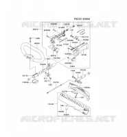 PIPE/GUIDON/GARDE pour Kawasaki KBL27A
