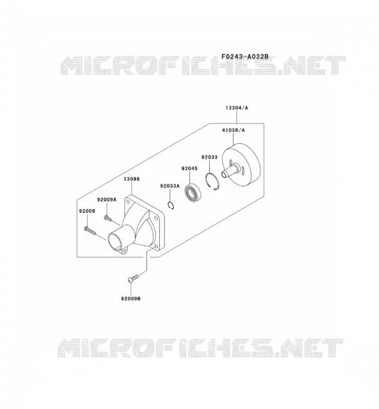 LOGEMENT Kawasaki Gardiennage HA HA027J KTR27A  HA027J-CS00
