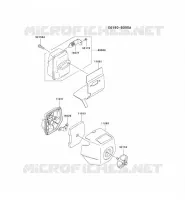 FILTRE &Agrave; AIR/POT D'&Egrave;CHAPPEMENT pour Kawasaki KBH27B