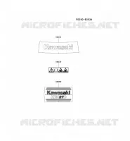LABEL pour Kawasaki KBH27B