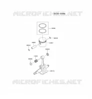 PISTON/VILEBREQUIN pour Kawasaki KBH27B