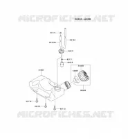 RESERVOIR CARBURANT/ROBINET pour Kawasaki KBH27B
